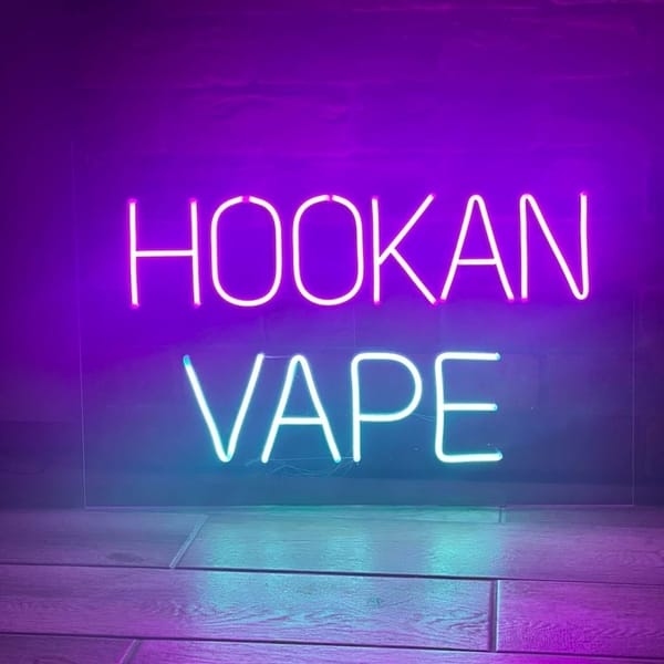 Flexible neon sign